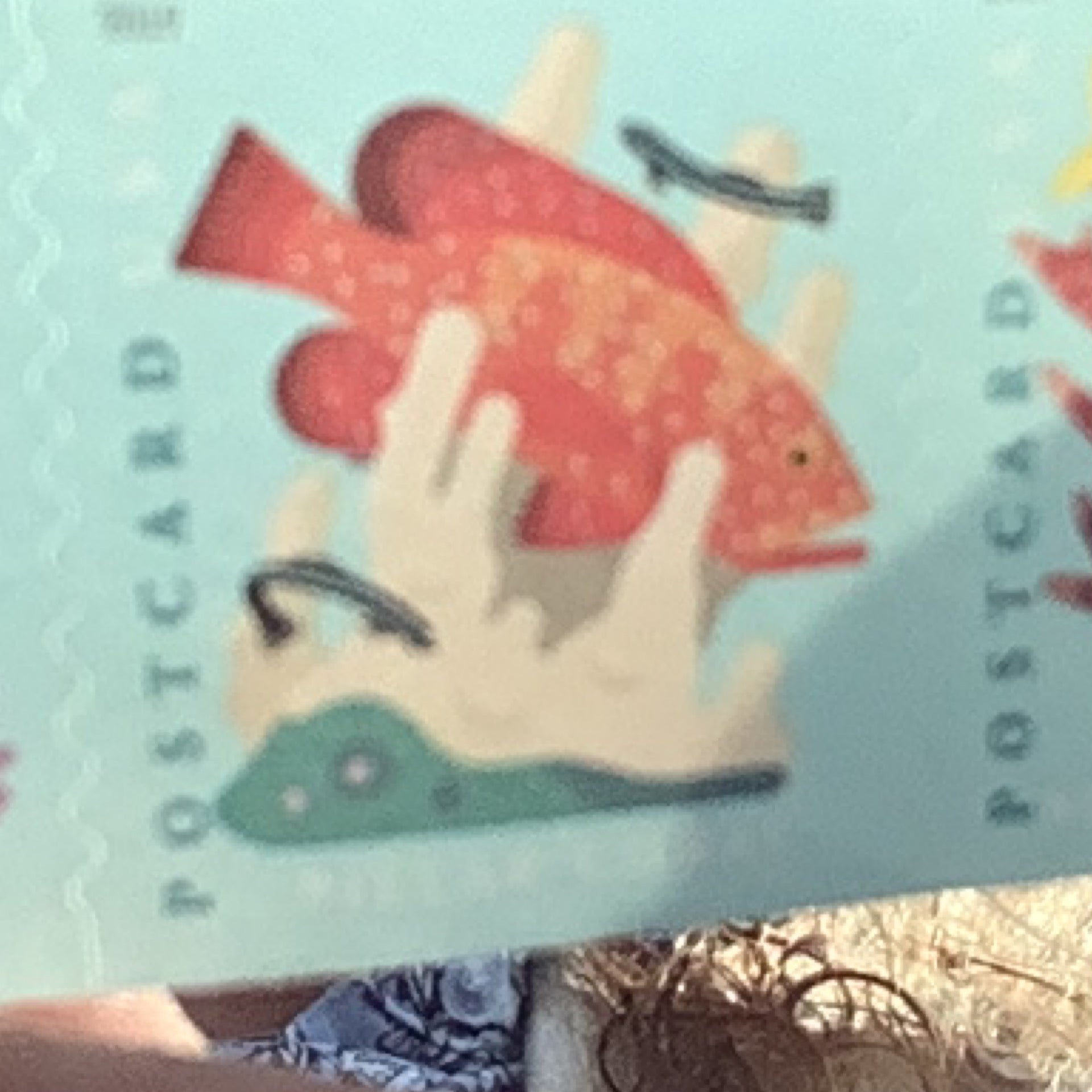 Stamp Postcard USA